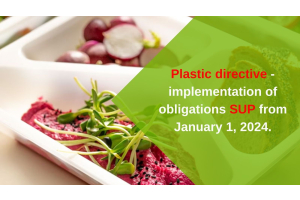 Plastic directive - implementation of obligations from January 1, 2024.