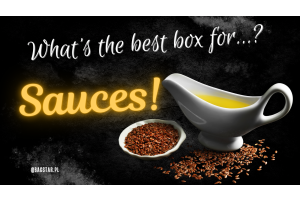 What’s the best box for...? Sauces!
