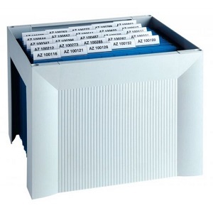 Small Archive File Boxes and Index Card Systems