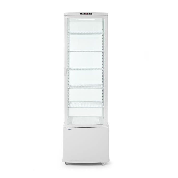 Witryna chłodnicza nastawna 280L 280L biały