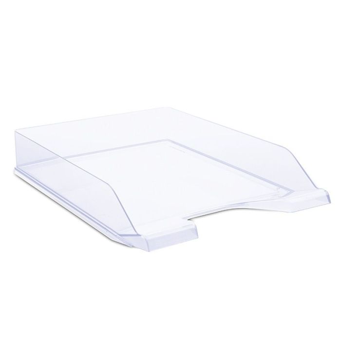 DONAU Skrivbordslåda, polystyren, A4, standard, transparent
