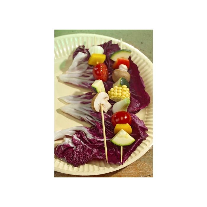 PURE shashlik sticks length 200mm, diameter 3mm, bamboo, 1000 pieces