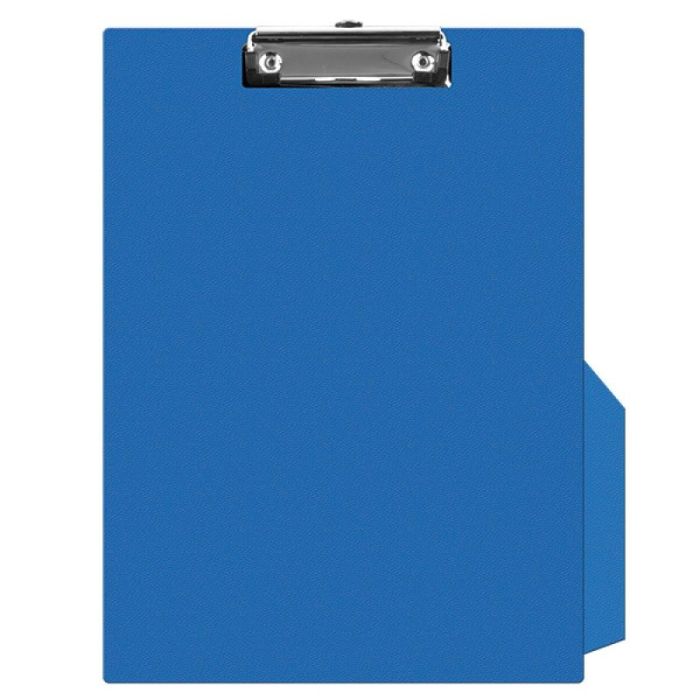 Clipboard Q-CONNECT Board, with a clip, PVC, A4, blue