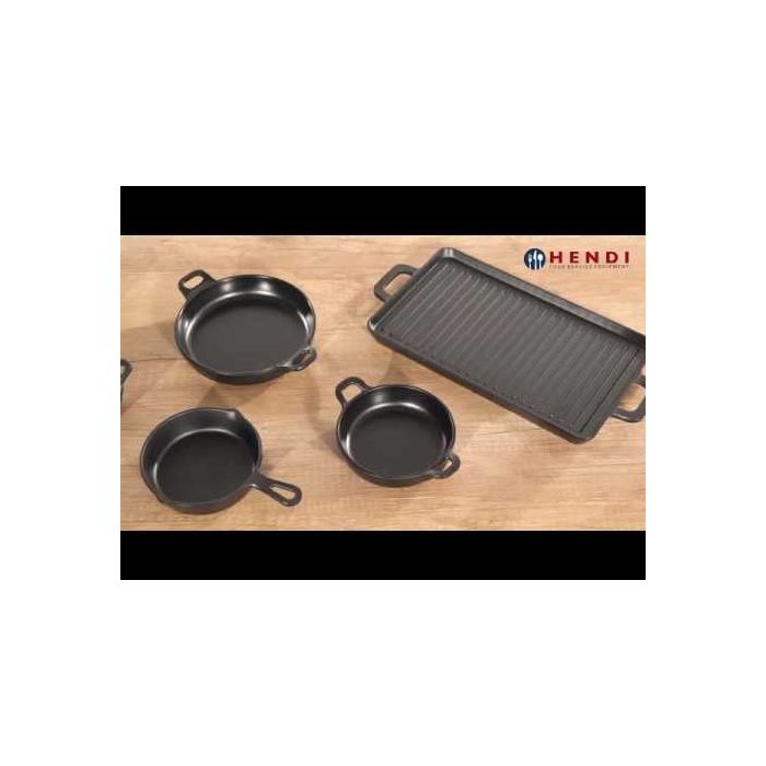 Little Chef Mini svart oval kastrull 263x140 mm - kod 564554