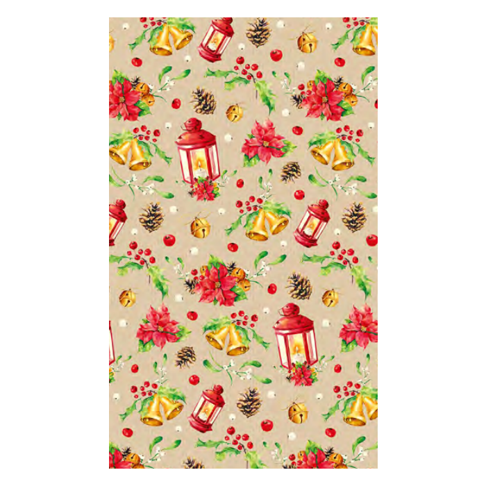 Papier ozdobny 70/200 1ark. GW KRAFT zest.4 (retro) karton ekspozycyjny 50 rolek