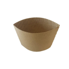 Cup protector 80mm op. 100pcs for 200-250ml cups cardboard (k/10)