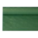 Paper tablecloth 1,2m x 8m dark green damascus embossing