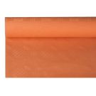 Paper tablecloth 1,2m x 8m terracotta damascus embossing