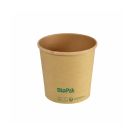 DUNI 750ml kraft + PLA bowl a.35pcs.