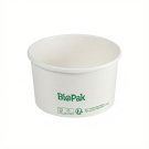 PAP soup fi.117mm White 550ml container, pack of 35 (k/15) BioPak, PFAS Free