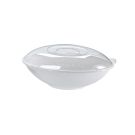PET lid for an oval bowl 1000ml, price per package 250pcs.