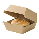 HAMBURGERDoboz kraft doboz 175x155x80mm op. 50 db.