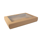 Pudełko cateringowe Party Box premium z okienkiem 400x300x60mm, op.10szt. TnG
