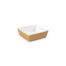 Brown tray 11x9x5cm, pack of 50 TnG (k/8) Wave