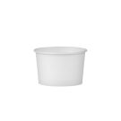 PAP/BIO ice cream bowl 245ml white op.25pcs dia.95mm (k/24)