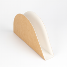 Brown taco tray 15x2x7cm, pack of 200 (k/6) THEPACK