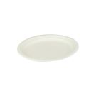 Talerz z trzciny cukrowej owalny 32cm op. 50szt. biały 32x25x2,4cm (k/10)