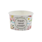 Miseczka PAP/PE do lodów 130ml Fresh and Sweet op.25szt. śr.75mm (k/40)