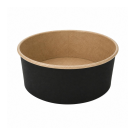 Miska fi.185mm czarna kraft 1300ml op.50szt. (k/6)