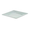 PS 230mm premium rectangular plate ESTIVO op.25pcs. (k/4) green REUSABLE