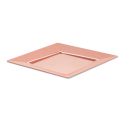 PS 230mm premium rectangular plate ESTIVO op.25pcs. (k/4) peach REUSABLE