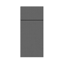 Etui na sztućce serwetka PUNTA czarne op.50szt, 1/8 rozmiar 38x32cm (k/32)