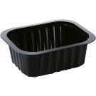 T B 137/113/1 H5 R poj. zgrzew. op.300szt 470ml, wysokość 5,3cm czarny, niedzielony żebrowany, DUNI