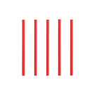 Słomki papierowe śr.7mm dł 15cm czerwone op.200szt. (k/8)