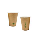 Kubek PAP/BIO SW 300ml kraft op.50szt. (k/20) śr.80mm. 8oz. PLASTIC FREE