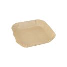Baking tray 20x20x4.5cm brown for Air Fryer op.100pcs.