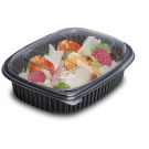 COOK215 lunch container 1000ml, 40pcs (k/8) 215x170x50mm, black, PP