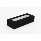 SUSHI box 22x9x5cm op.300szt. czarny OP-02