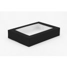 SUSHI box 26x19x5cm 50pcs black, OP-11