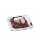 Finger food porcelana talerzyk kwadratowy 69x69mm biały, op.24szt. (k/9)