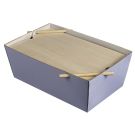 Lunch Box Bourriche Case set blue lavender op.5pc.