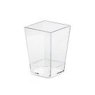 FINGERFOOD - kubek KUBIK 120 ml transparentny 5x5xh.7cm op. 50 sztuk