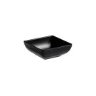 FINGERFOOD - bowl, square 7.5x7.5x2.7 black melamine
