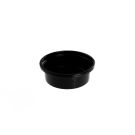 Container, dressing, sauce PP 50ml B black 70mm diameter TnP, 100 pieces