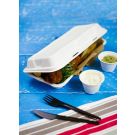 MENUBOX z trzciny cukrowej fish&chips VEGWARE 310x145x60mm biodegradowalny op. 125 sztuk