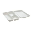 MENUBOX trzcina GIGA BePulp, trójdzielny op.50szt, 380x240x60mm (k/2)