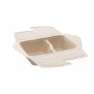 BePulp Måltidslåda To Go 800ml bipartite op 75st (k/2) 21x15x6cm, Sabert