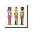 Serwetki 33x33cm PAW GWIAZDKA op.20szt (k/12) Nutcracker`s Soldiers