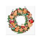 Serwetki 33x33cm PAW GWIAZDKA op.20szt (k/12) Gingerbread Wreath
