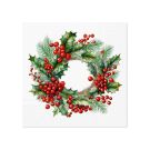 Serwetki 33x33cm PAW GWIAZDKA op.20szt (k/12) Berry Wreath