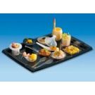 Catering tray PS 460x305 black, 5 pieces