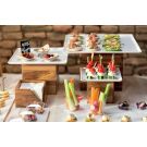 Linea Snow melamine tray GN1/1 white