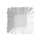 Paper tray 9x9cm WHITE h.3 cm TnG, 500 pieces
