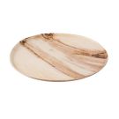 Palm leaf plate round 32cm flat, pkg. 20 pieces