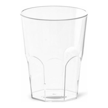 DRINK SAFE szklanka 300ml transparentna op.5szt. (k/10) WIELORAZOWE