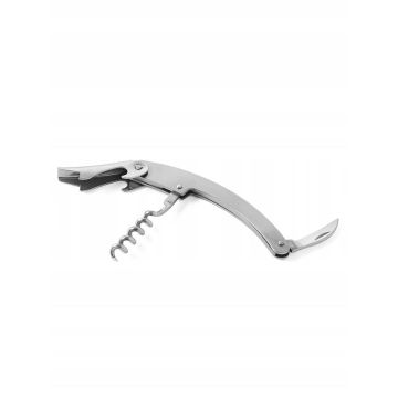Three-function bottle opener
